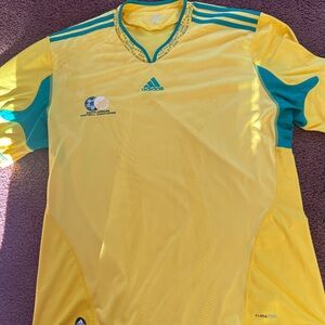 Adidas South Africa Football Association Men's Vibrant Yellow Jersey